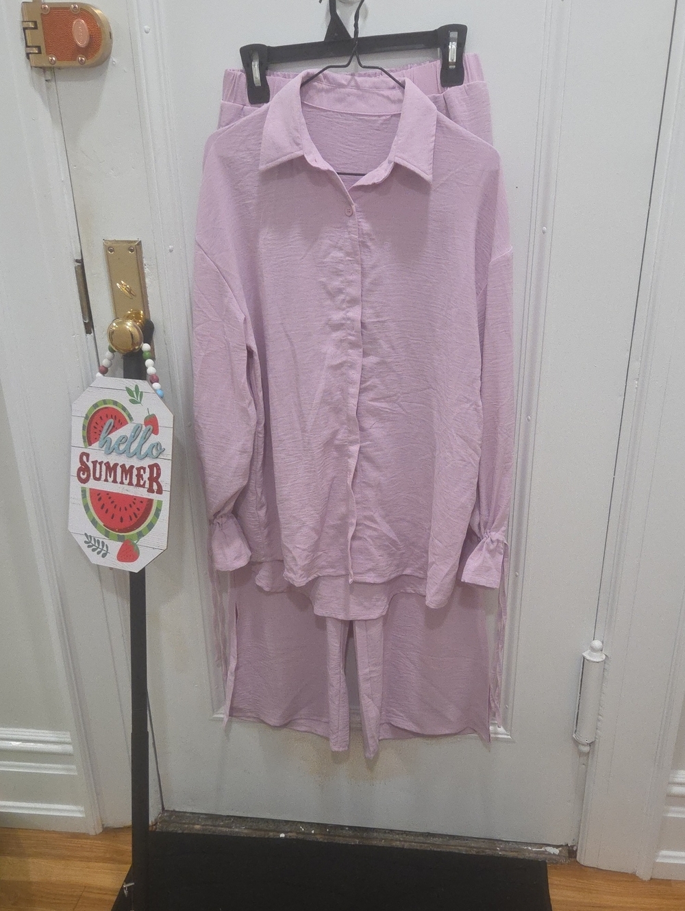 Light Pink Womans 2 Pc Set